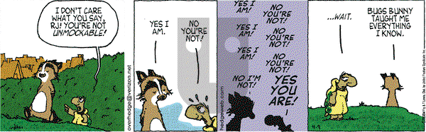 Over the Hedge on Wednesday April 9, 2008 Comic Strip