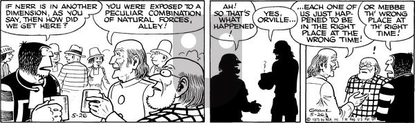 Alley Oop on Monday May 26, 1975 Comic Strip
