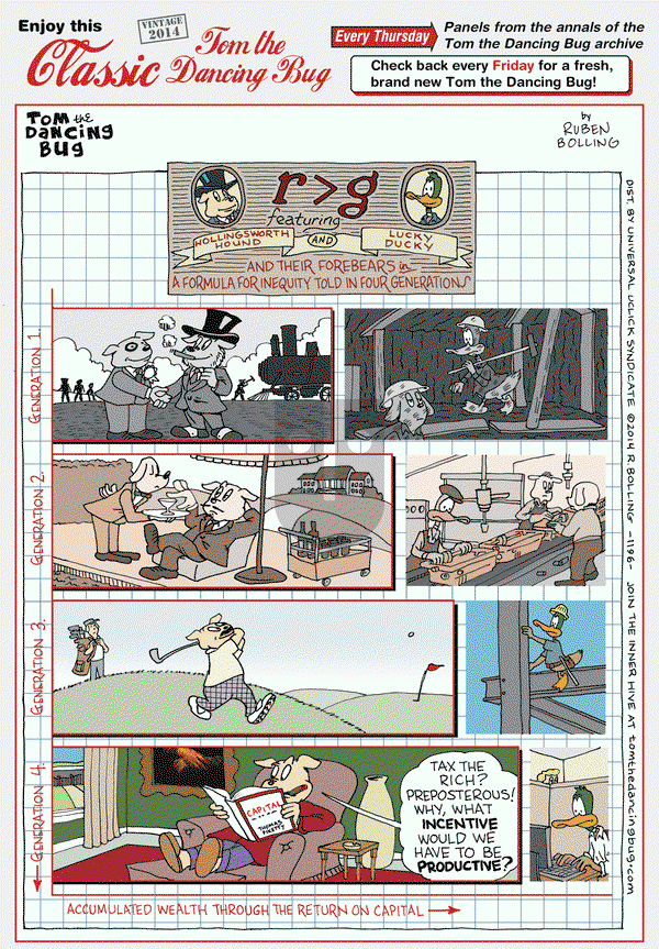 Tom the Dancing Bug on Thursday November 28, 2024 Comic Strip