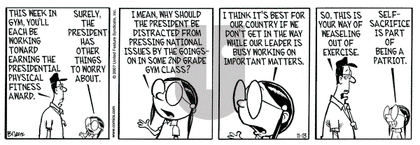 Grand Avenue on Wednesday November 14, 2007 Comic Strip