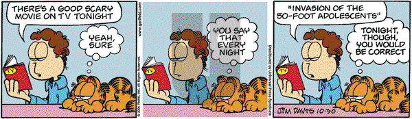 Garfield - Monday October 30, 2006 Comic Strip