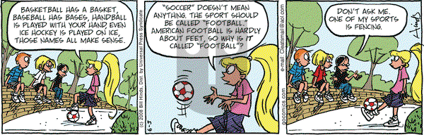 Cleats on Tuesday June 3, 2008 Comic Strip