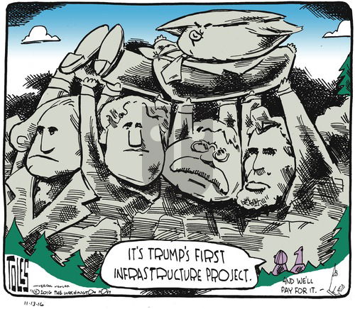 Tom Toles on Sunday November 13, 2016 Comic Strip