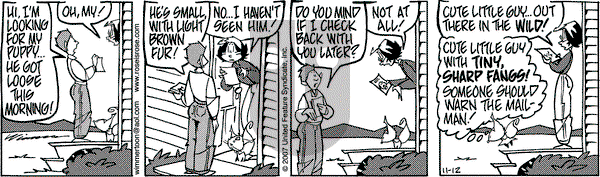 Rose is Rose on Monday November 12, 2007 Comic Strip