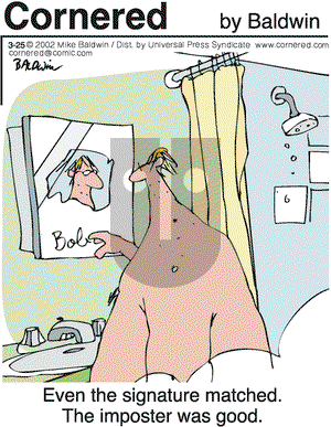 Cornered on Monday March 25, 2002 Comic Strip