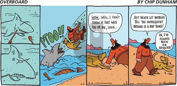 Overboard on Sunday August 11, 2013 Comic Strip