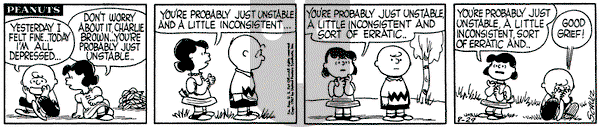 Peanuts on Sunday February 14, 1982 Comic Strip