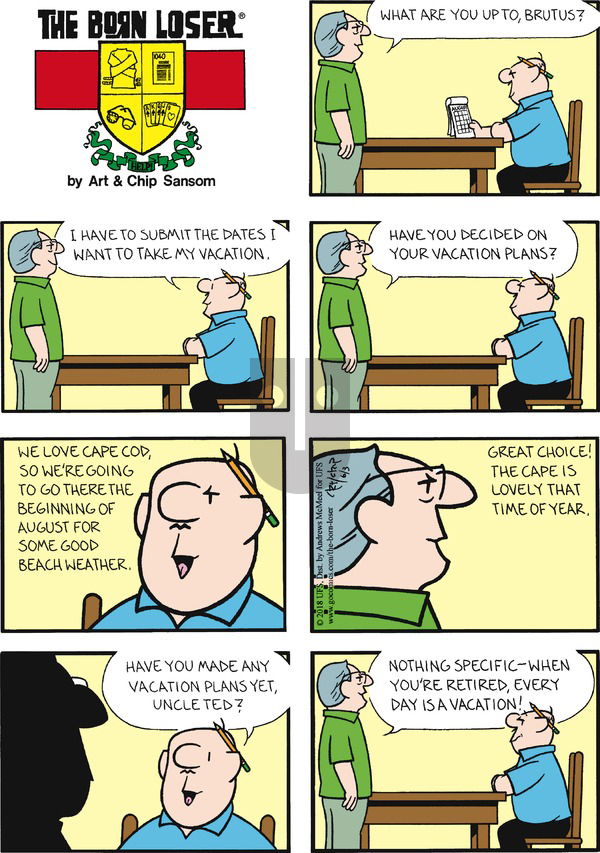 The Born Loser on Sunday June 3, 2018 Comic Strip