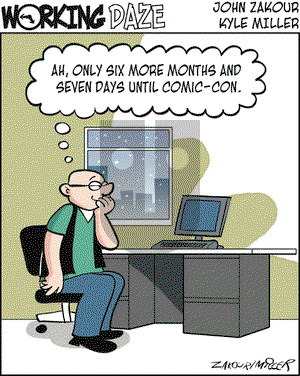 Working Daze on Tuesday January 15, 2008 Comic Strip