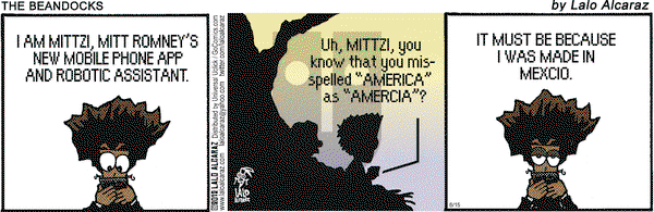 La Cucaracha on Friday June 15, 2012 Comic Strip