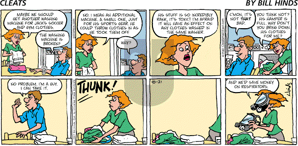 Cleats - Sunday October 21, 2007 Comic Strip