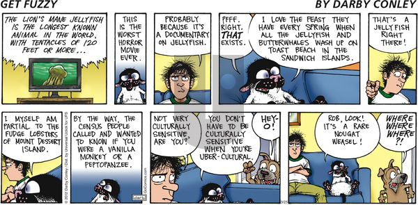 Get Fuzzy on Sunday March 25, 2012 Comic Strip