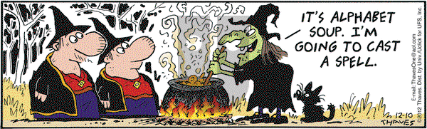 Frank and Ernest on Monday December 10, 2012 Comic Strip