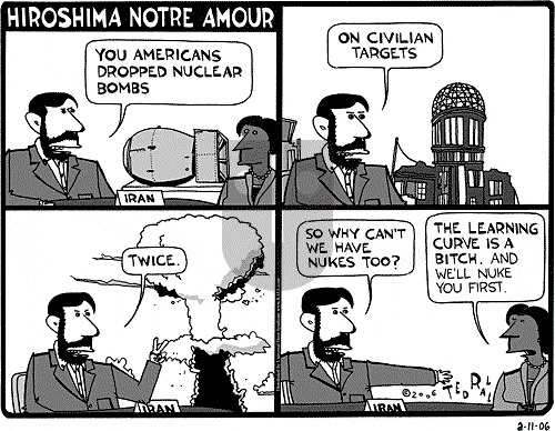 Ted Rall on Saturday February 11, 2006 Comic Strip