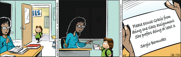Baldo on Friday October 18, 2019 Comic Strip