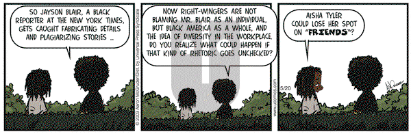 The Boondocks on Tuesday May 20, 2003 Comic Strip