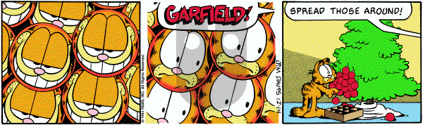 Garfield on Wednesday December 14, 1994 Comic Strip