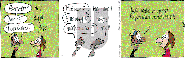The Knight Life on Friday August 21, 2015 Comic Strip