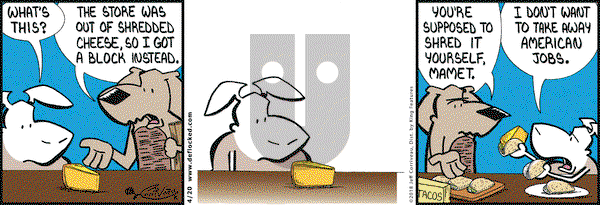 DeFlocked on Friday April 20, 2018 Comic Strip