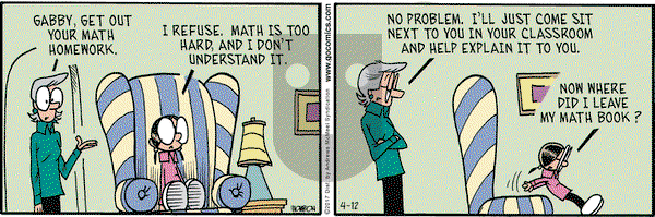 Grand Avenue on Wednesday April 12, 2017 Comic Strip