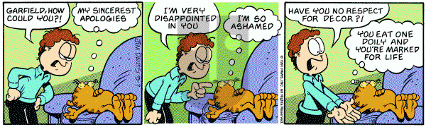 Garfield on Saturday September 7, 1991 Comic Strip