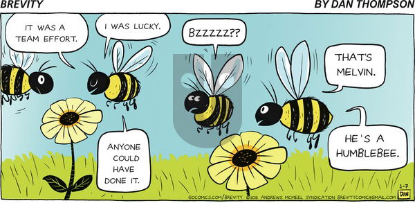 Brevity on Sunday January 7, 2018 Comic Strip