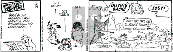 Over the Hedge on Friday March 24, 2000 Comic Strip