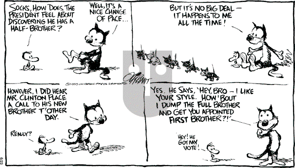 Pat Oliphant - Wednesday June 23, 1993 Comic Strip