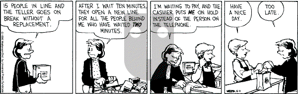 Calvin and Hobbes - Thursday May 11, 1995 Comic Strip