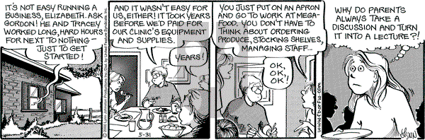 For Better or For Worse on Wednesday May 31, 2000 Comic Strip