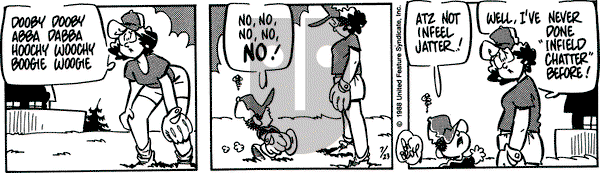 Rose is Rose on Saturday July 23, 1988 Comic Strip