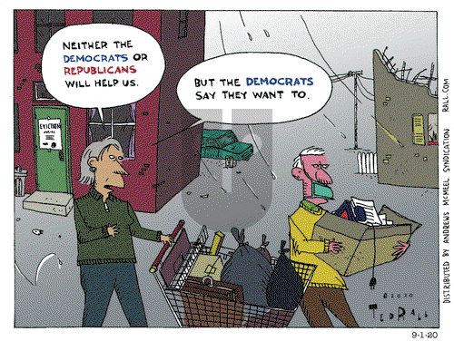 Ted Rall on Tuesday September 1, 2020 Comic Strip