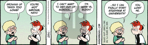 Ginger Meggs on Saturday July 12, 2025 Comic Strip