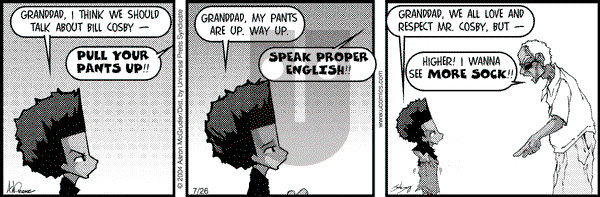 The Boondocks on Monday February 27, 2012 Comic Strip