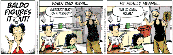 Baldo on Saturday August 9, 2008 Comic Strip