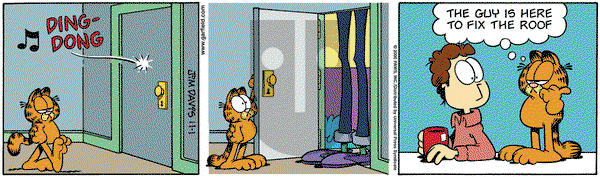 Garfield - Wednesday November 1, 2000 Comic Strip