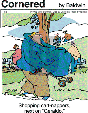 Cornered on Thursday April 2, 1998 Comic Strip