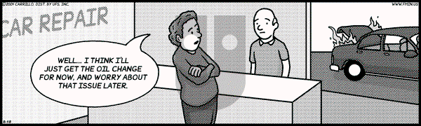 F Minus on Tuesday August 18, 2009 Comic Strip