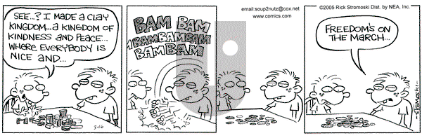 Soup to Nutz - Old on Wednesday March 16, 2005 Comic Strip