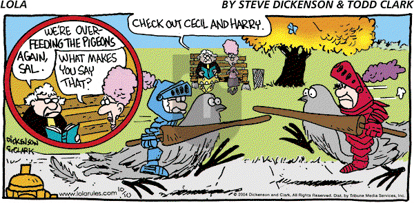 Lola on Sunday October 10, 2004 Comic Strip