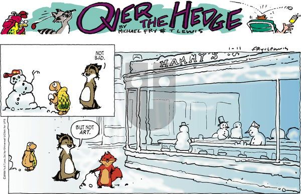 Over the Hedge on Sunday January 11, 2015 Comic Strip