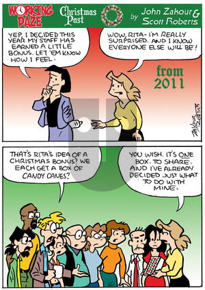 Working Daze on Tuesday December 9, 2025 Comic Strip