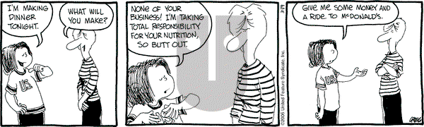 The Buckets on Monday May 1, 2006 Comic Strip