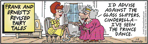 Frank and Ernest on Wednesday January 2, 2013 Comic Strip