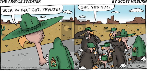 The Argyle Sweater on Sunday July 12, 2015 Comic Strip