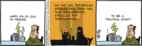 La Cucaracha on Monday July 4, 2016 Comic Strip