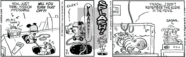 Over the Hedge on Monday September 27, 1999 Comic Strip