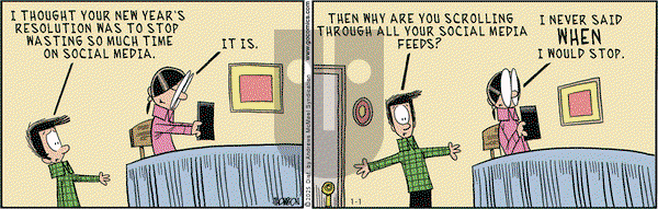 Grand Avenue on Wednesday January 1, 2025 Comic Strip