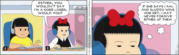 Nancy on Saturday January 16, 2021 Comic Strip
