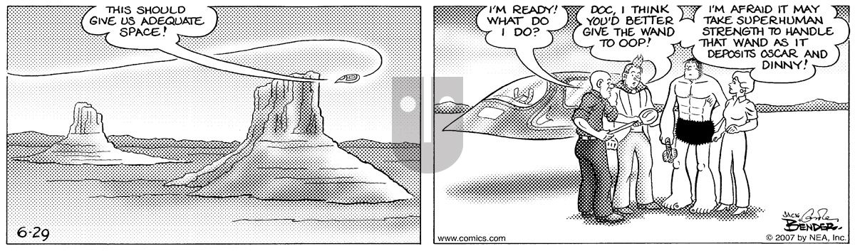 Alley Oop - Friday June 29, 2007 Comic Strip
